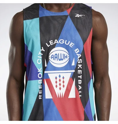 Майка мужская Reebok City League Reversible Mesh Jersey White Hg2576