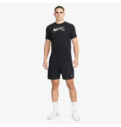 Футболка мужская Nike Court Dri-Fit Swoosh Tee Black DD8376-010