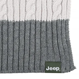 Шарф унисекс Jeep Twisted Tricot Scarf J22W White O102603-J872