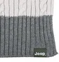 Шарф унисекс Jeep Twisted Tricot Scarf J22W White O102603-J872