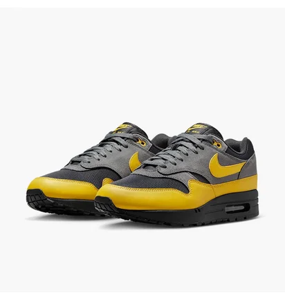 Кроссовки мужские Nike Air Max 1 Ess Grey/Yellow FZ5808-014