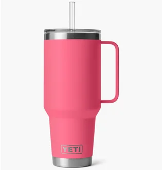 Термокружка Yeti Rambler 42Oz (1242Ml) Straw Mug Pink 70000002874
