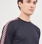 Термобілизна чоловіча Helly Hansen Lifa Stripe Crew Blue 48800-597