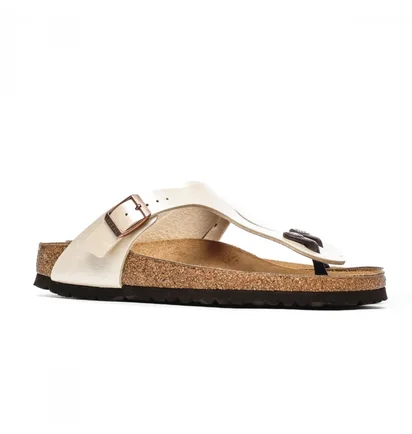 Тапочки жіночі Birkenstock Gizeh Bf Graceful Pearl Metallic 943873