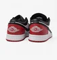 Кроссовки мужские Air Jordan 1 Low Black/Red 553558-161