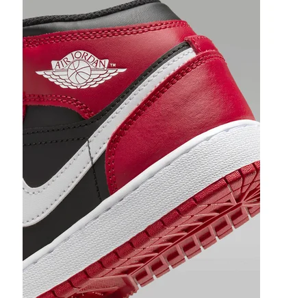 Кроссовки детские Air Jordan 1 Mid Gs Red/Black DQ8423-061