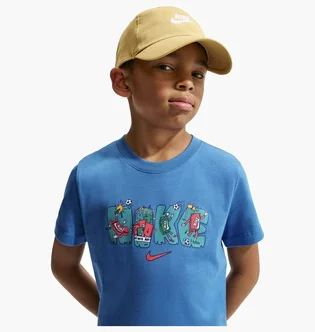 Футболка детская Nike Sportswear Big Kids T-Shirt Blue IM9534-402