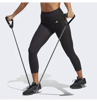 Леггинсы женские Adidas Optime Stash Pocket High-Waisted 3/4 Leggings Black Hs9932