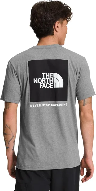 Футболка чоловіча The North Face Short-Sleeve Box Nse Heathered T-Shirt Grey NF0A812HGVD
