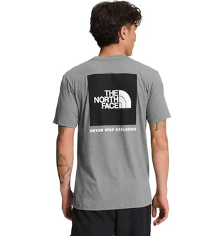 Футболка чоловіча The North Face Short-Sleeve Box Nse Heathered T-Shirt Grey NF0A812HGVD