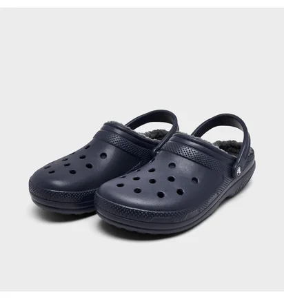 Тапочки унисекс Crocs Classic Lined Clog Blue 203591-459