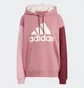 Худи женское Adidas Essentials Big Logo Oversized French Terry Hoodie Pink Ic9869