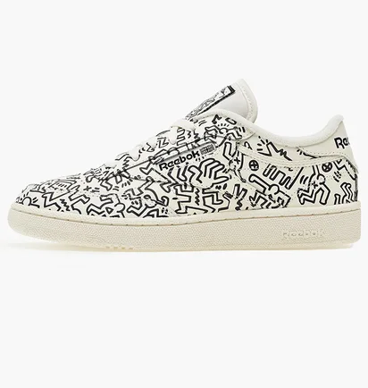Кросівки чоловічі Reebok Club C Keith Haring White GZ1458