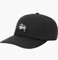 Кепка унисекс Stussy Basic Stock Low Pro Black 1311070-0001