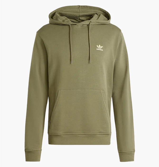 YUページです。 ᐉ Худі чоловіче Adidas Trefoil Essentials Originals Olive IX7664