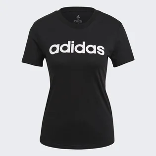 Футболка жіноча Adidas Essentials Slim Logo Tee Black GL0769