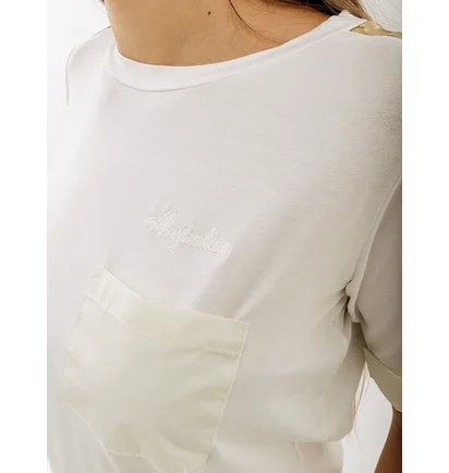 Футболка женская AUSTRALIAN Gold Tape Jersey V Tee White LSDTS0028-3001