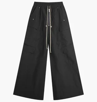 Штаны мужские Rick Owens Drkshdw Double Cargo Jumbo Belas Black DU01E3398-9