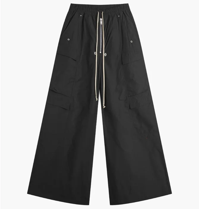 Штаны мужские Rick Owens Drkshdw Double Cargo Jumbo Belas Black DU01E3398-9