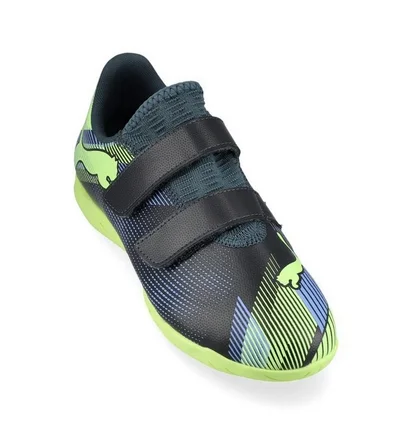Футзалки детские Puma Future 7 Play In V Blue/Green 107956-03