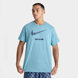 Футболка мужская Nike Sportswear Swoosh Heritage Logo T-Shirt Light Blue FZ5372-464