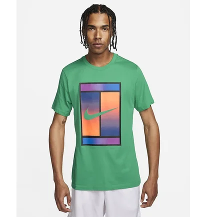 Футболка мужская Nike T-Shirt Court Dri-Fit Green FQ4934-324