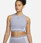 Топ жіночий Nike Pro Dri-Fit Crop Tank Light Blue DX0061-519