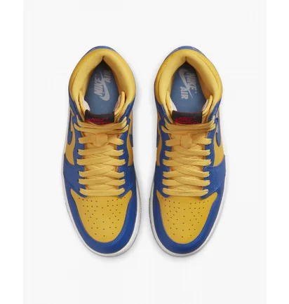 Кросівки жіночі Air Jordan Air 1 Retro High Og Blue/Yellow Fd2596-700