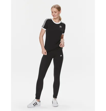 Штаны женские Adidas Loungewear Essentials 3-Stripes Black GL0723