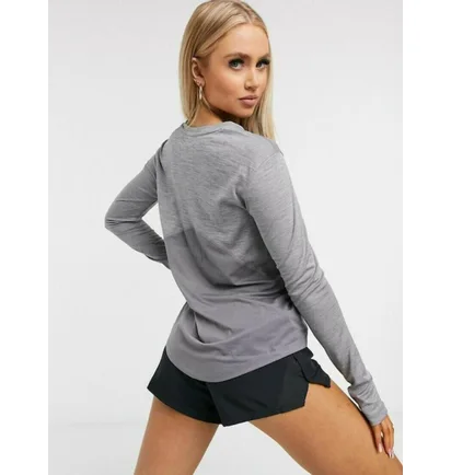 Лонгслів жіночий Nike Dri Fit Plus Running Grey DJ0953-056