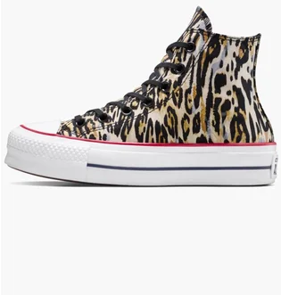 Кеды унисекс Converse Chuck Taylor All Star Lift Platform Leopard Multi A15462C