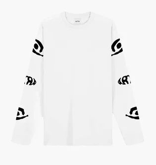 Світшот чоловічий Arte Antwerp Eye White AW25-216LS
