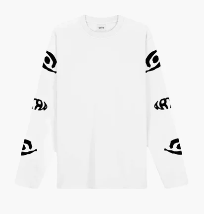 Світшот чоловічий Arte Antwerp Eye White AW25-216LS