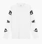 Світшот чоловічий Arte Antwerp Eye White AW25-216LS