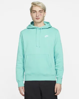 Худи унисекс Nike Sportswear Club Fleece Turquoise BV2654-392