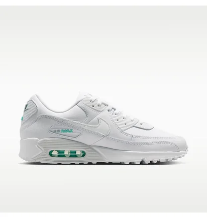 Кроссовки мужские Nike Air Max 90 White Hyper Turquoise White IB7680-101
