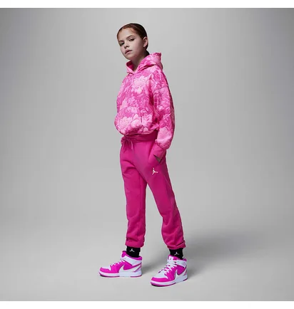 Кроссовки детские Air Jordan 1 Mid Rm Easyon Gs Pink FQ1281-601