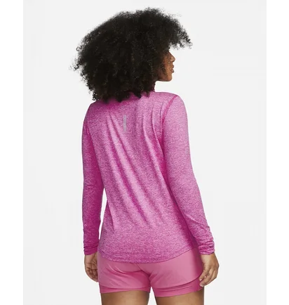 Лонгслив женский Nike Df Element Top Hz Pink Cu3220-623