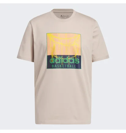 Футболка мужская Adidas Chain Net Basketball Graphic Tee Peach Ic1863