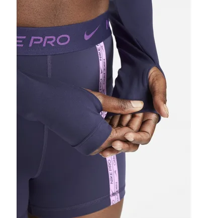 Лонгслив женский Nike Pro Dri-Fit Blue FB5233-555