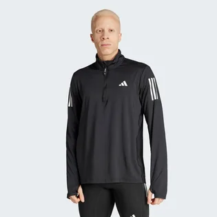Кофта мужская Adidas Own The Run Half-Zip Jacket Black IN1490