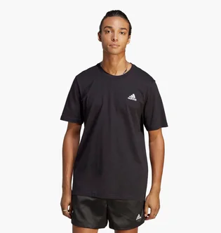 Футболка чоловіча Adidas Sportswear Essentials Single Jersey Embroidered Small Logo T-Shirt Black Ic9282
