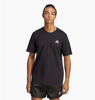 Футболка чоловіча Adidas Sportswear Essentials Single Jersey Embroidered Small Logo T-Shirt Black Ic9282