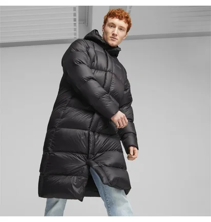 Парка чоловіча Puma Long Hooded Down Coat S Black 675377-01