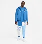 Толстовка мужская Nike Ech Fleece Windrunner Hoodie Full Zip Light Blue Cu4489-407