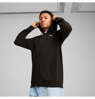 Толстовка мужская Puma Ess Small Logo Full-Zip Black 682592-01