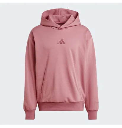 Худи мужское Adidas All Szn Fleece Hoodie Bordo IY4136
