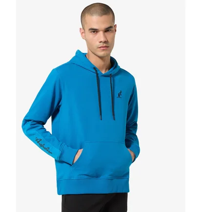 Худи мужское AUSTRALIAN City Fleece-Slam Hoodie Blue LSUFE0018-335