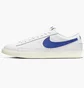 Кроссовки мужские Nike Blazer Low Leather White/Blue CI6377-107