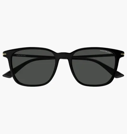 Сонцезахисні окуляри чоловічі MONT BLANC Grey/Black MB0338S-001-52
